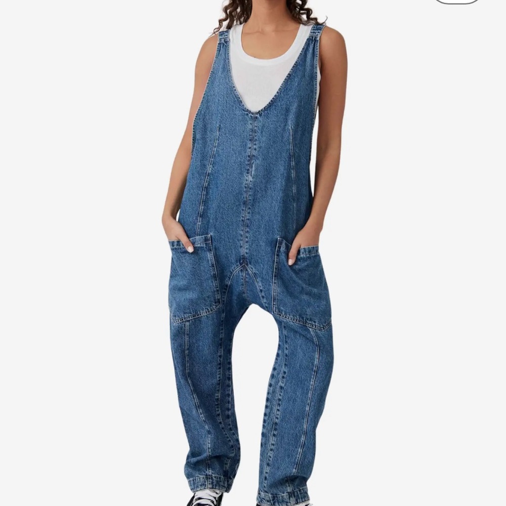 NWT Free People We the Free High Roller Jumpsuit
